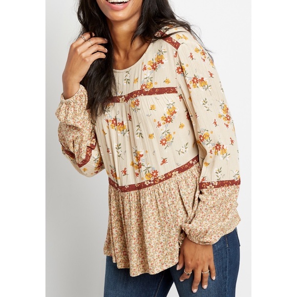 Maurices | Tops | Maurices Tiered Blouse | Poshmark